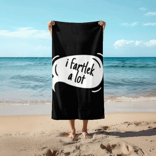 Cross Country Run Beach Towels, I Fartlek A Lot, Unisex