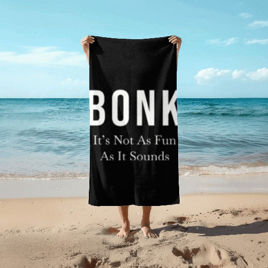 High School Running Beach Towels, XC Run Bonk, Unisex's