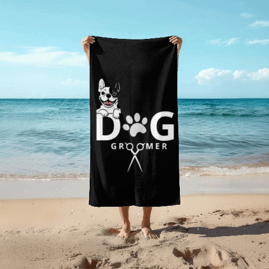 Dog Groomer Beach Towels Dog Grooming Outfit