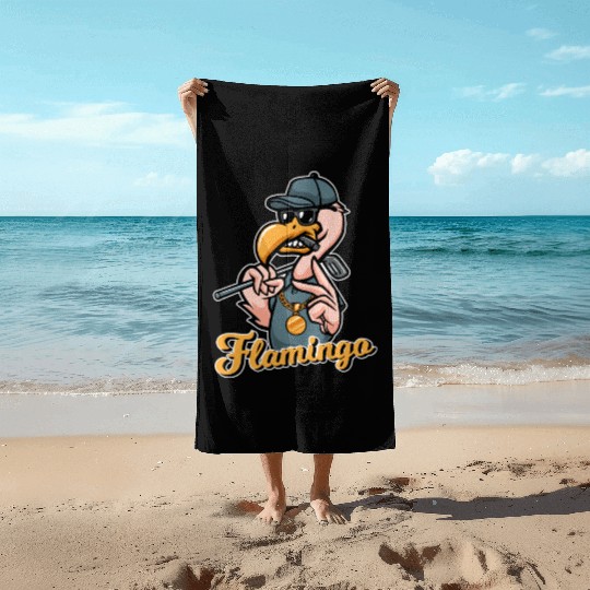 Flamingo Golf Beach Towels