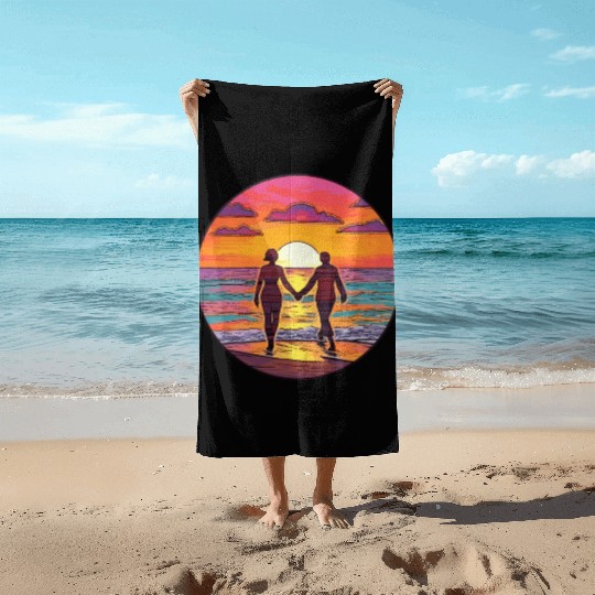 Ocean of Love Beach Towels