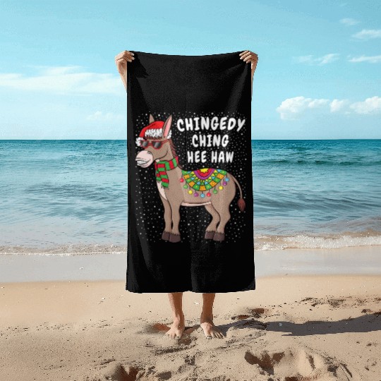 Donkey American Italian Beach Towels