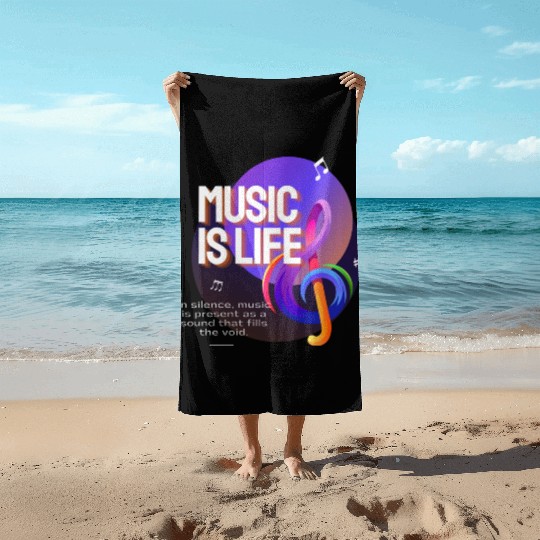 Unisex Contrast Beach Towels