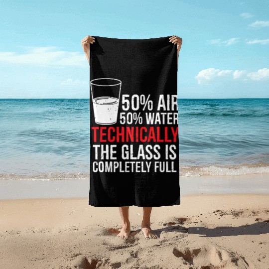 Funny Science, Physics Lover, Science Student Beach Towels