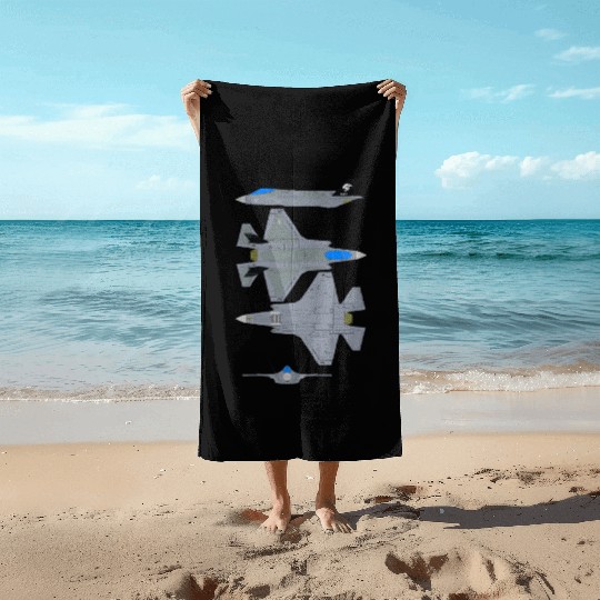 Lockheed Martin F 35B Lightning Beach Towels