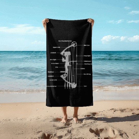 Outdoor Hunting Bow Definition Of Archery Arrow Beach Towels