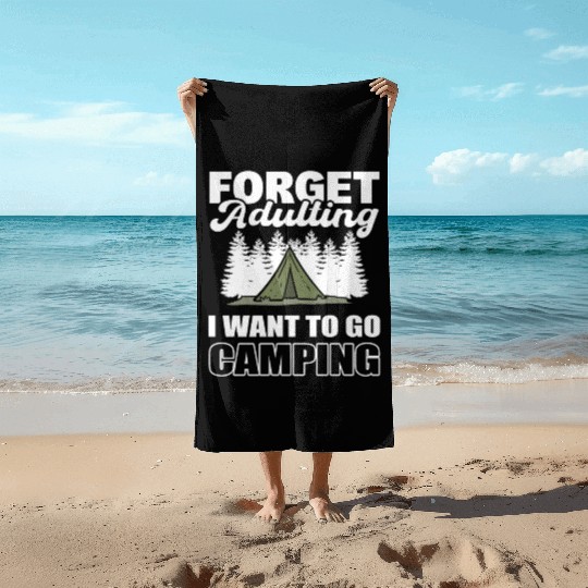 Adulting Life Nature Lover Beach Towels