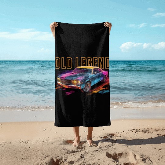 Muscle Car Beach Towels