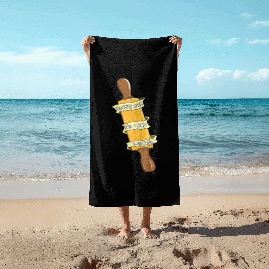 Bakers Make The World Smell Better Baking Cookie Beach Towels