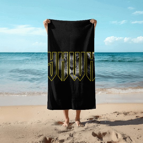 YHWH Yahweh Lion Christian Beach Towels