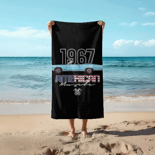 American Light Blue Convertible Beach Towels