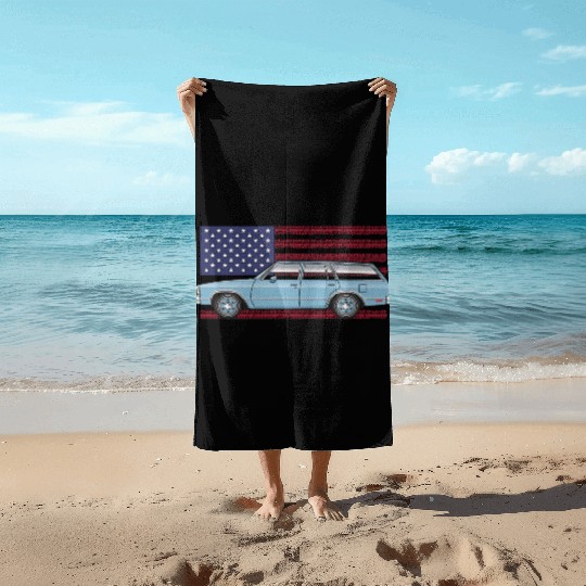 Usa Light Blue Beach Towels