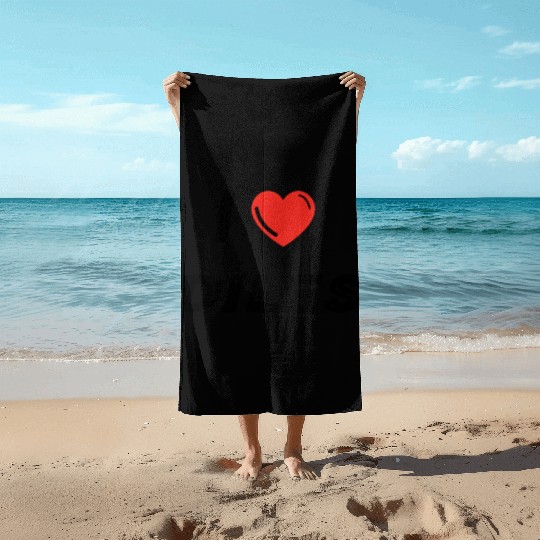 I Love Dilfs Beach Towels