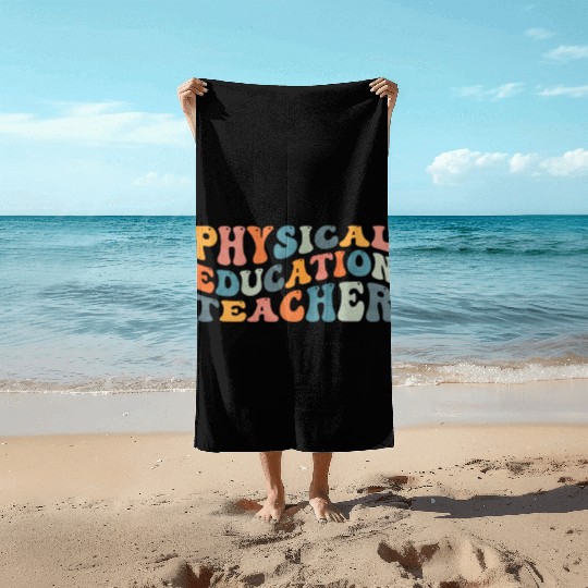 Groovy Physical Education Teacher PE Teaching Beach Towels