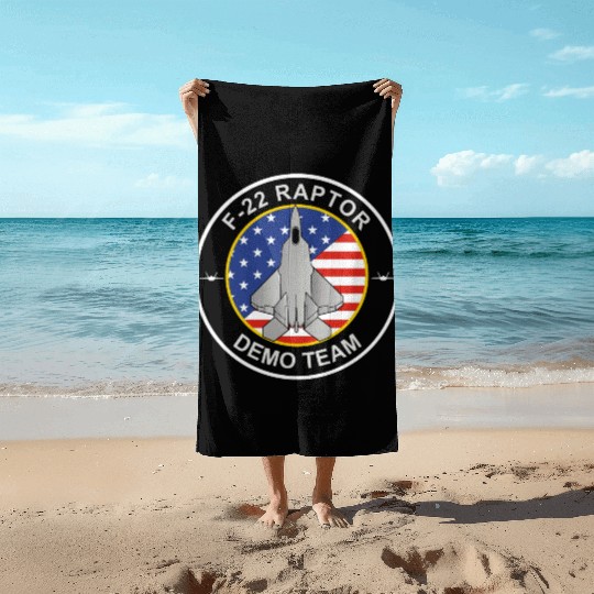 F 22 RaptorDemo Team Beach Towels