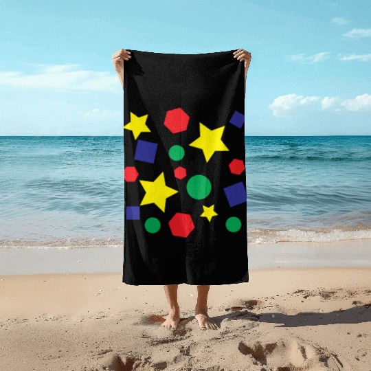 Beach Towels Includes patterns multi-colored