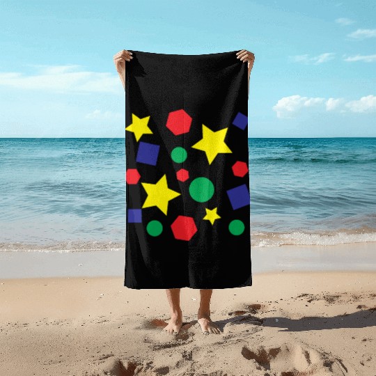 Beach Towels Includes patterns multi-colored