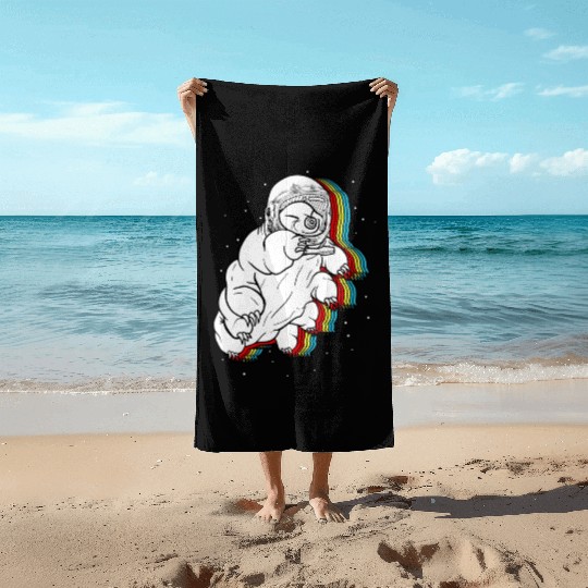 Tardigrade Beach Towels, Tardigrade In Space