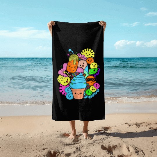Multi Colorful Sweet Gang Beach Towels
