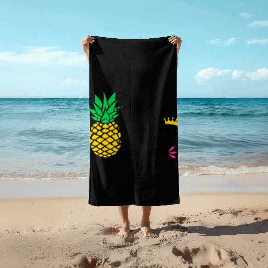Be A Pineapple Stand All Wear A Crown Be Sweet On Beach Towels