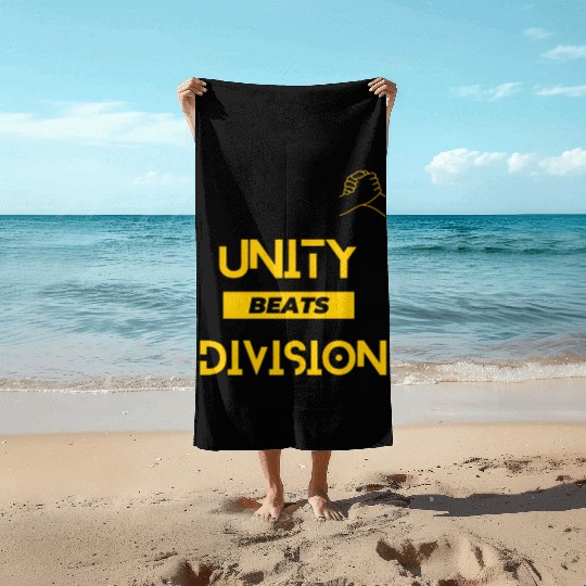 Unity Beats Division Unisex Short Sleeve Beach Towels