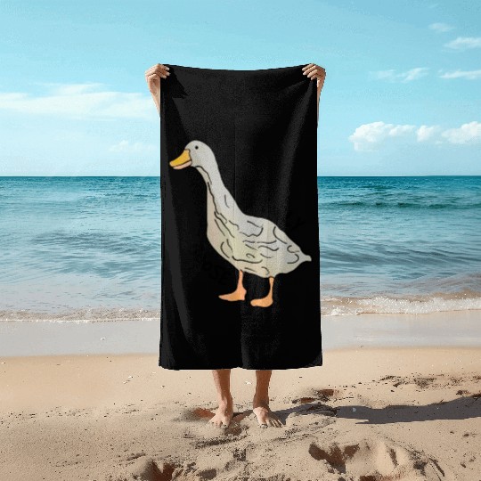 Playful Silly Goose Delight Beach Towels