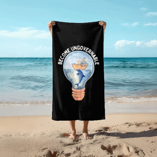 Become Ungovernable Cute Anarchist Save The Beach Towels