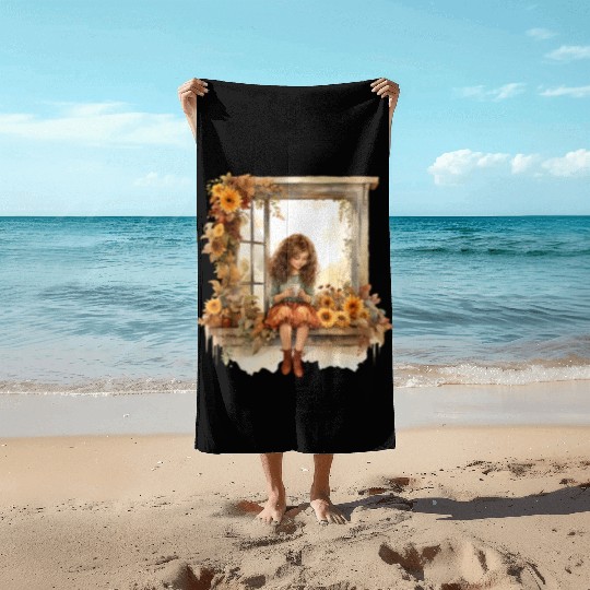 Wild Flowers Beach Towels Design - Funny gift