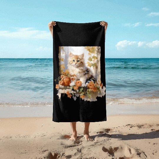 Wild Flowers Beach Towels Design - Funny gift