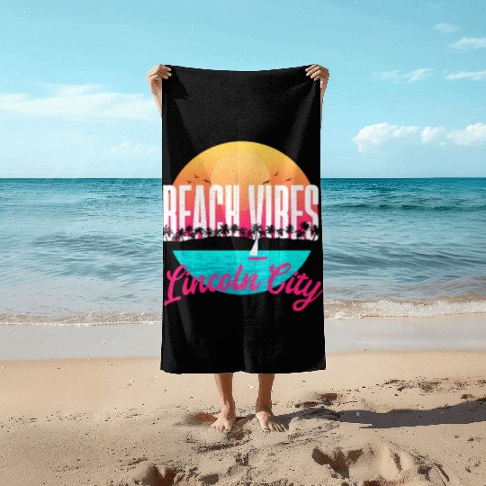 Beachs Lincoln City Summer Oregon Tropical Beach Beach Towels