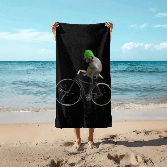 Creative monkey design Beach Towels