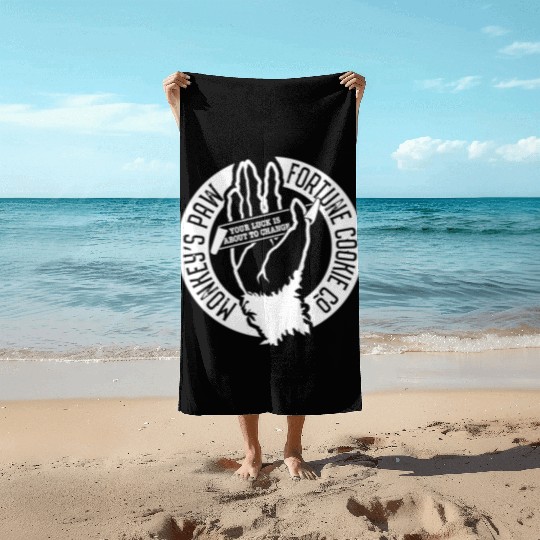 Monkey s Paw Fortune Cookie Company Beach Towels