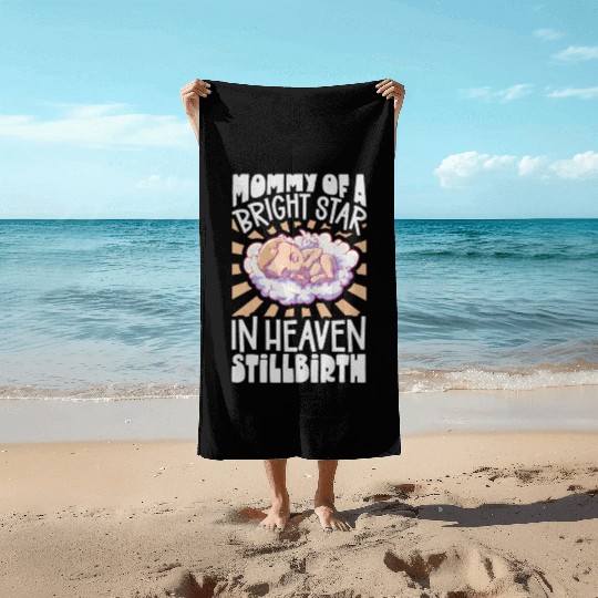 Infant Loss Miscarriage Awareness Pregnancy Loss Beach Towels