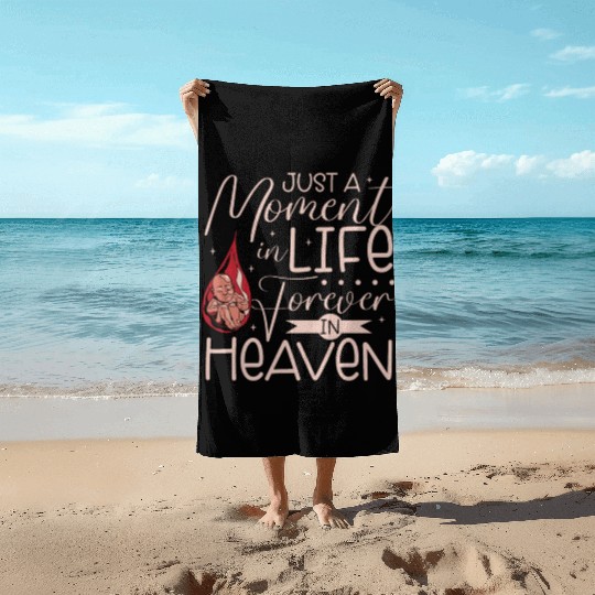 Infant Loss Miscarriage Awareness Pregnancy Loss Beach Towels
