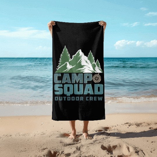 CAMP SQUAD OUTDOOR CREW Beach Towels