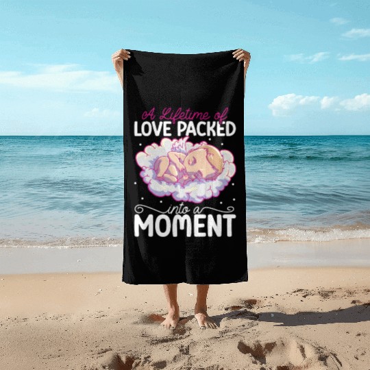 Infant Loss Miscarriage Awareness Pregnancy Loss Beach Towels