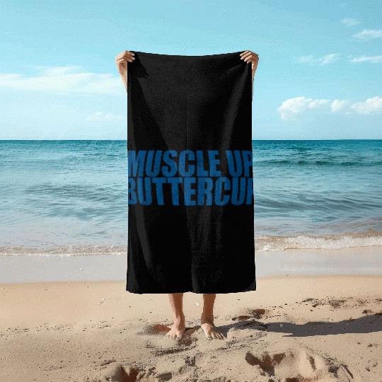 Muscle Up Buttercup Beach Towels
