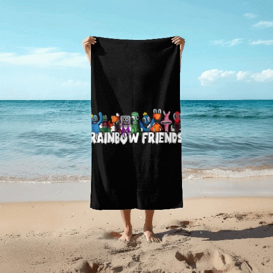 Rainbow Friends Beach Towels