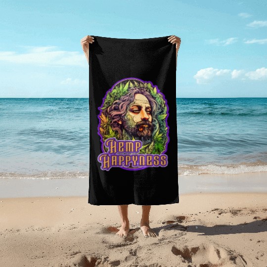 Hemp Happyness Beach Towels