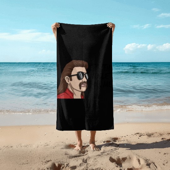It's The Mullet For Me Mullet Redneck Men's Mullet Beach Towels
