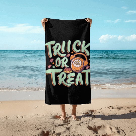 Trick or Treat Beach Towels