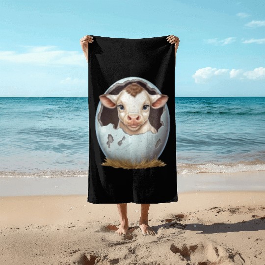 Sweet Lamb Hatching: The Beginning of New Life Beach Towels