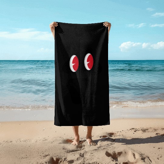 Cute Inlove Ghost Face Beach Towels