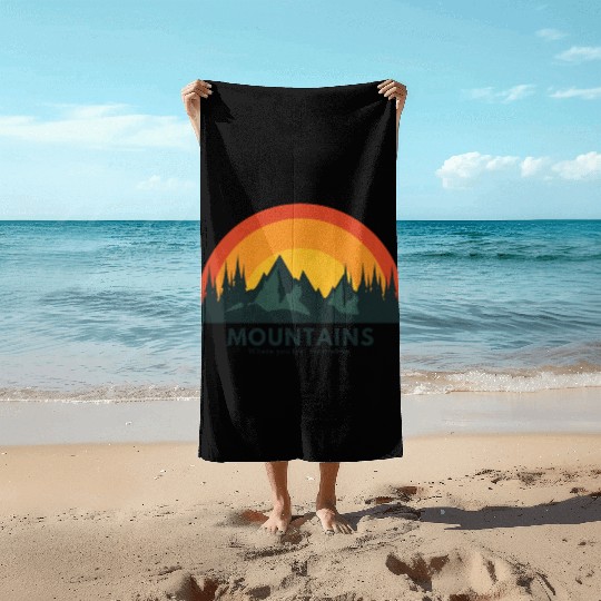 Mountain | Hiking | Adventure | Nature Beach Towels