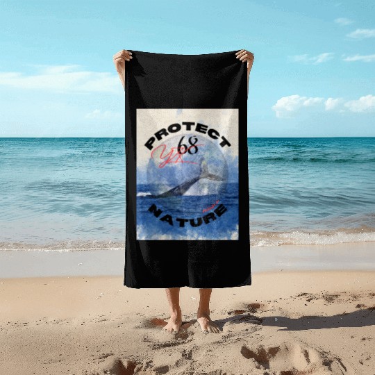 protect nature Beach Towels