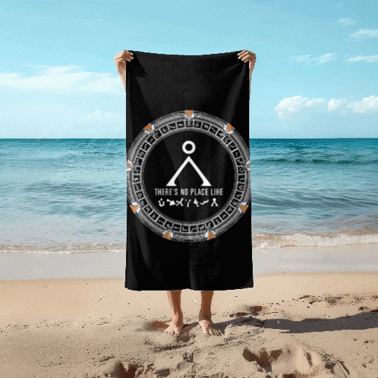 Stargate No Place Like Home Gate Adult Beach Towels