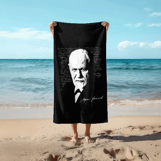 Sigmund Freud Beach Towels