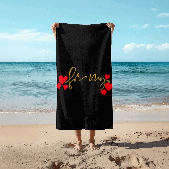 Grateful For My Dad Beach Towels