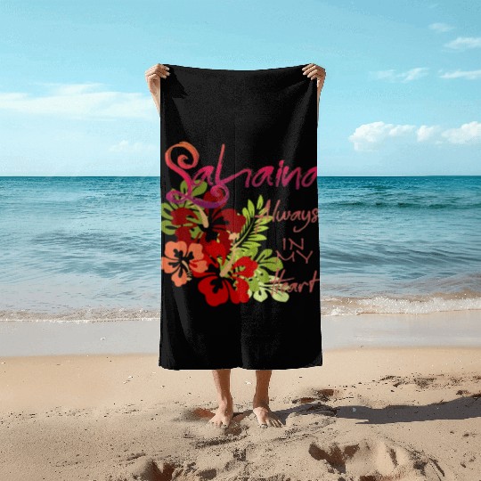 Lahaina: Always in my Heart 2 Beach Towels