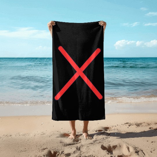 Creative, Amazing , X , cross Beach Towels